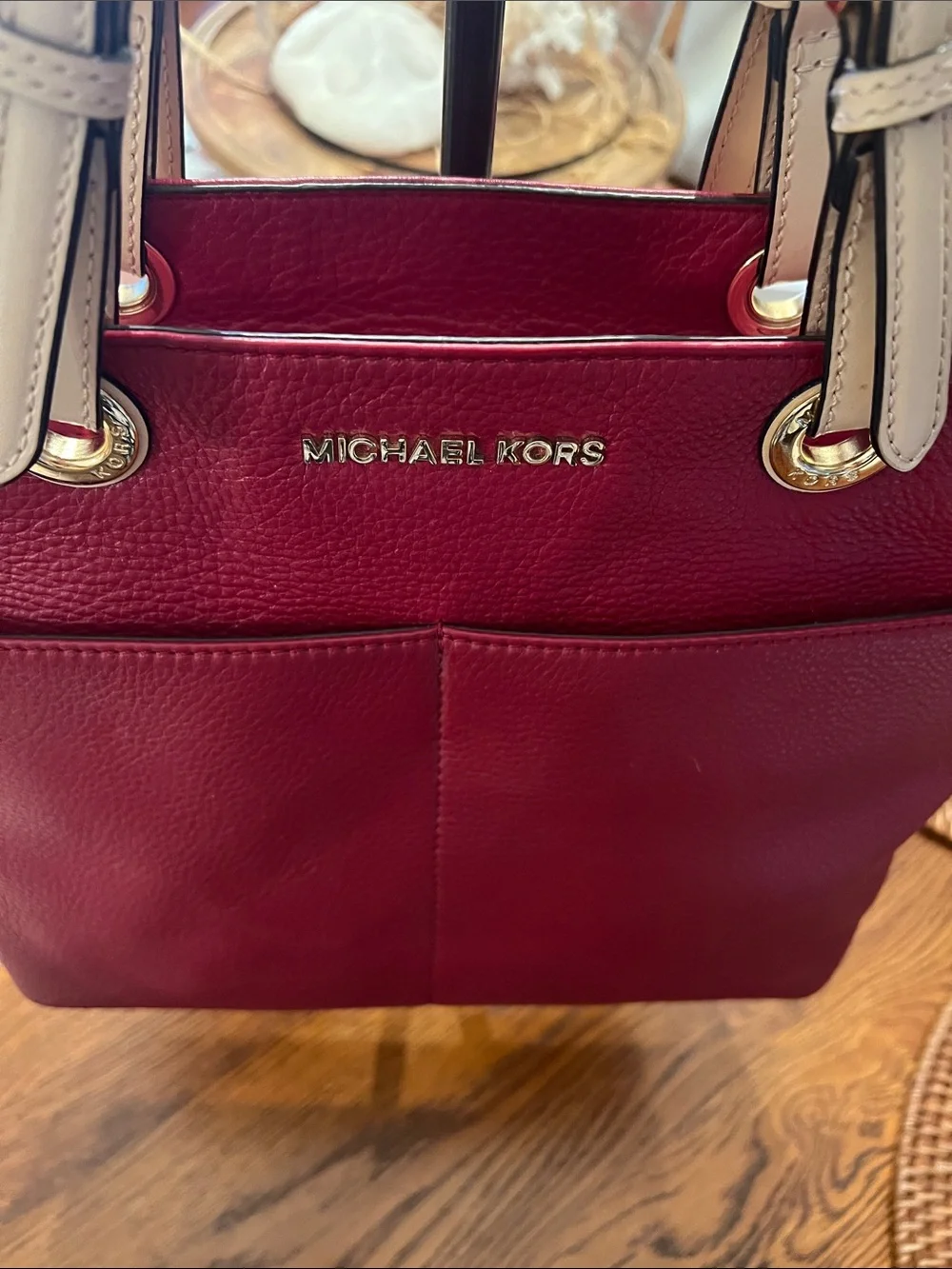 Michael Kors Zippered Top Tote Shoulder Bag EEEUC